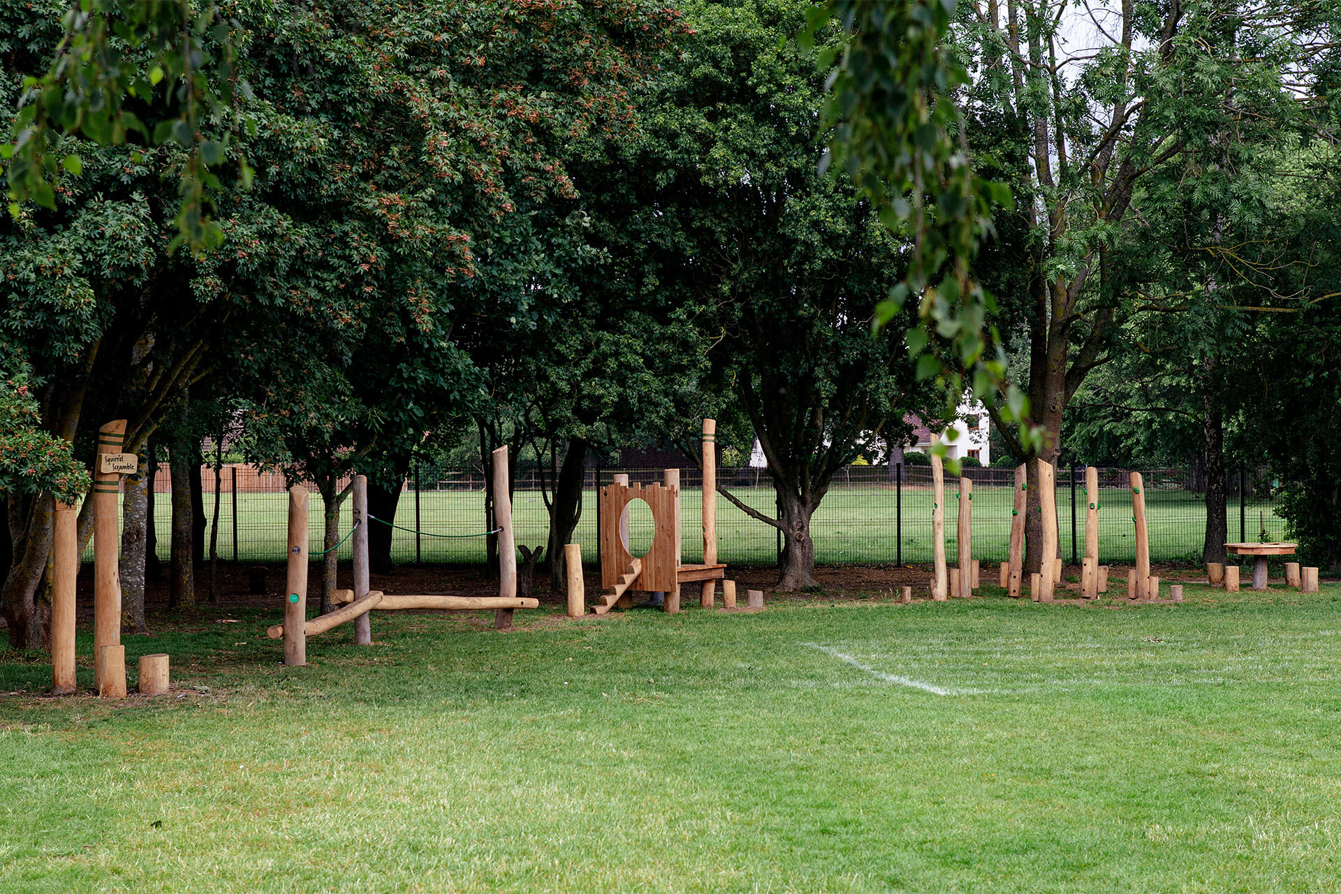 CAP.CO built school playground at Fen Drayton Primary School, UK playground builders for schools.