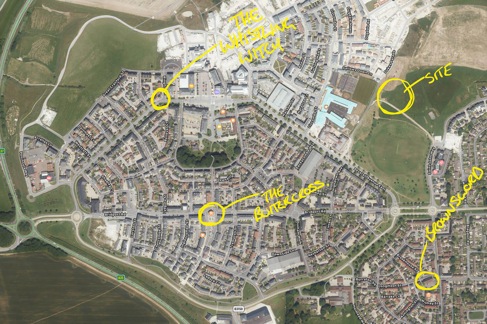 Poundbury playground design development by CAP.CO